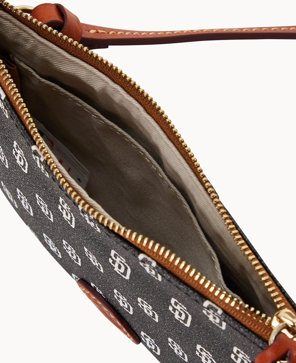 Dooney & Bourke MLB Padres Top Zip Crossbody