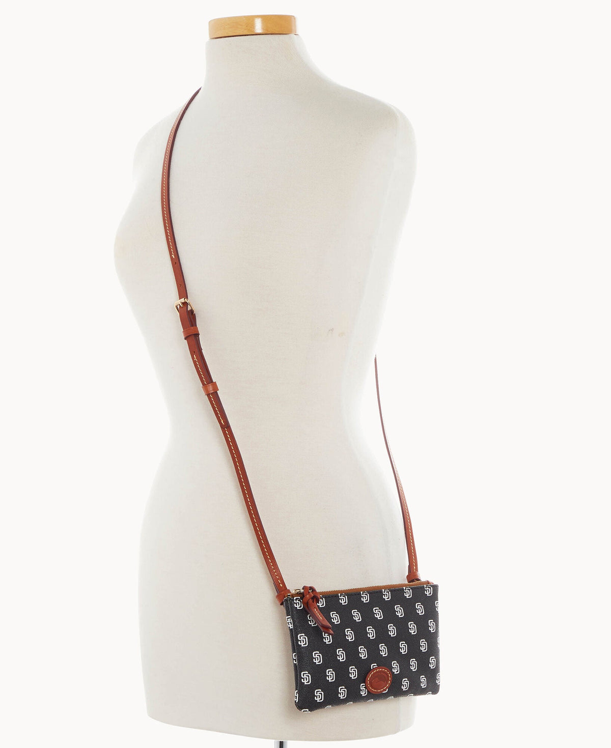 Dooney & Bourke MLB Padres Top Zip Crossbody