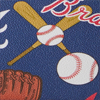Dooney & Bourke MLB Braves Zip Zip Satchel