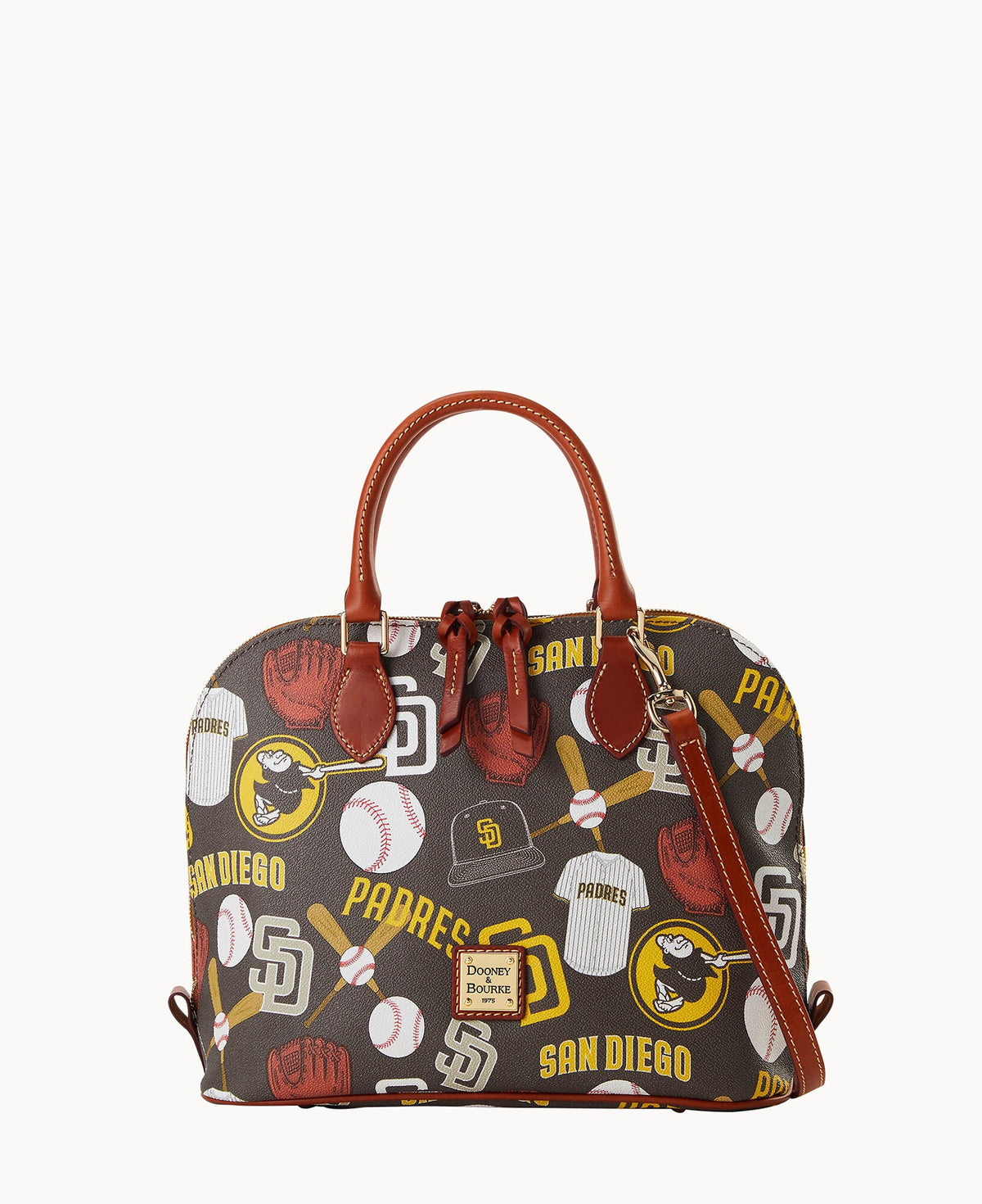 Dooney & Bourke MLB Padres Zip Zip Satchel