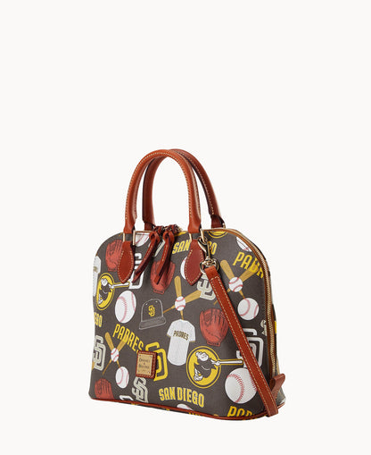 Dooney & Bourke MLB Padres Zip Zip Satchel