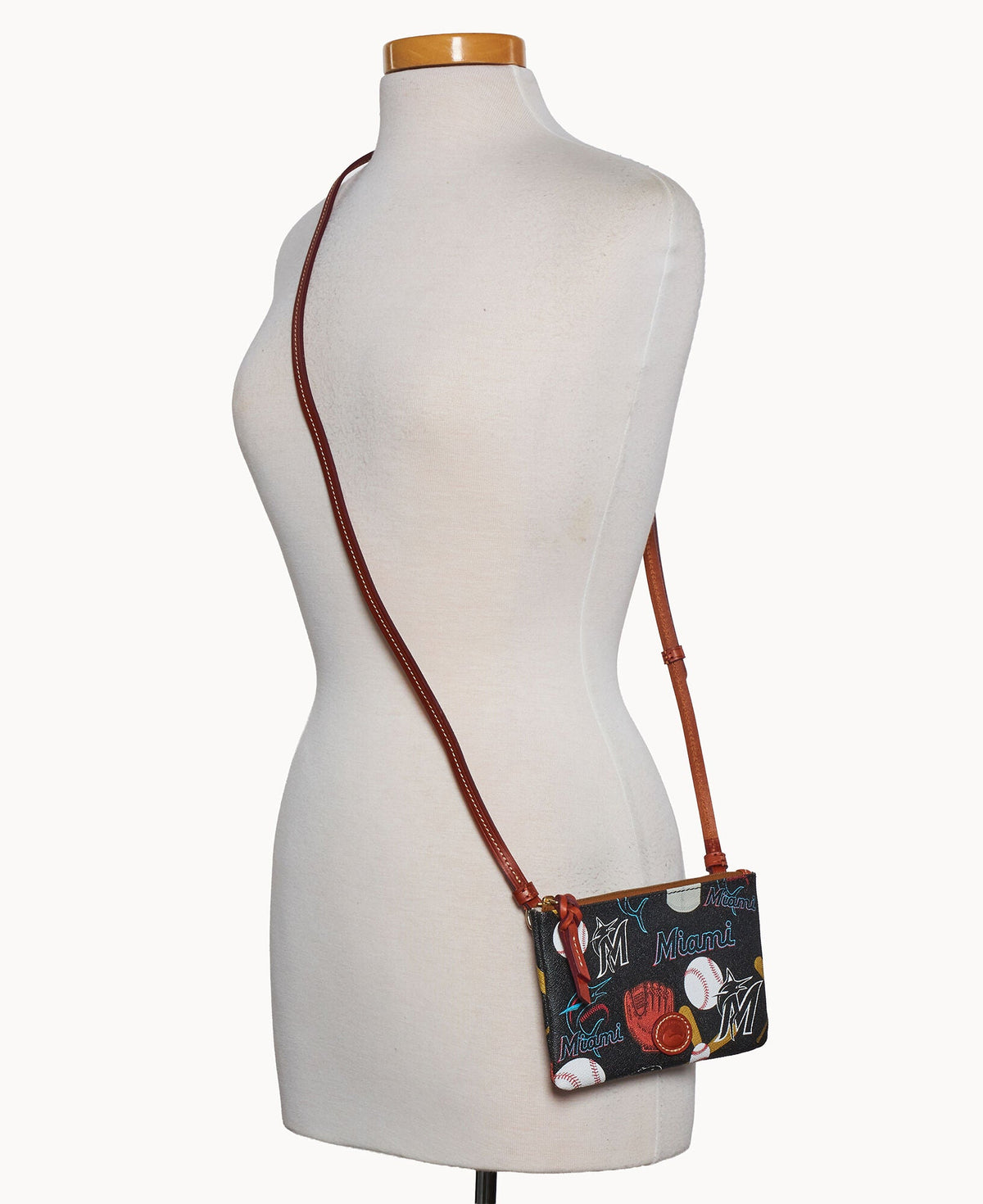 Dooney & Bourke MLB Marlins Top Zip Crossbody
