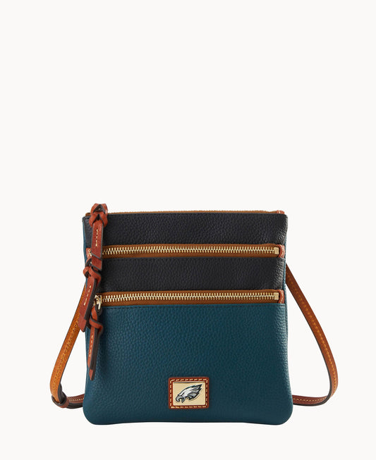 Dooney & Bourke NFL Eagles Triple Zip Crossbody