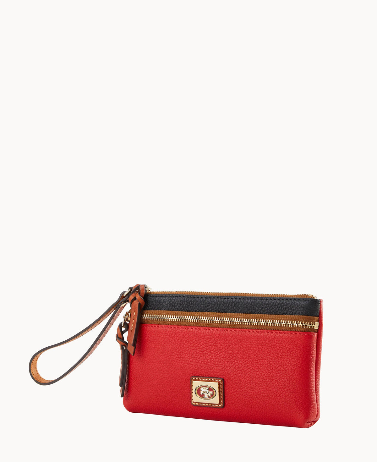 Dooney & Bourke NFL 49ERS Double Zip Wristlet