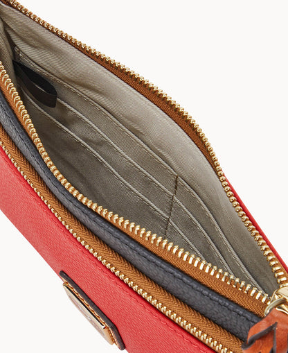 Dooney & Bourke NFL 49ERS Double Zip Wristlet