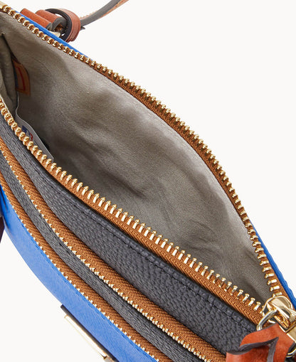 Dooney & Bourke MLB Mets Triple Zip Crossbody