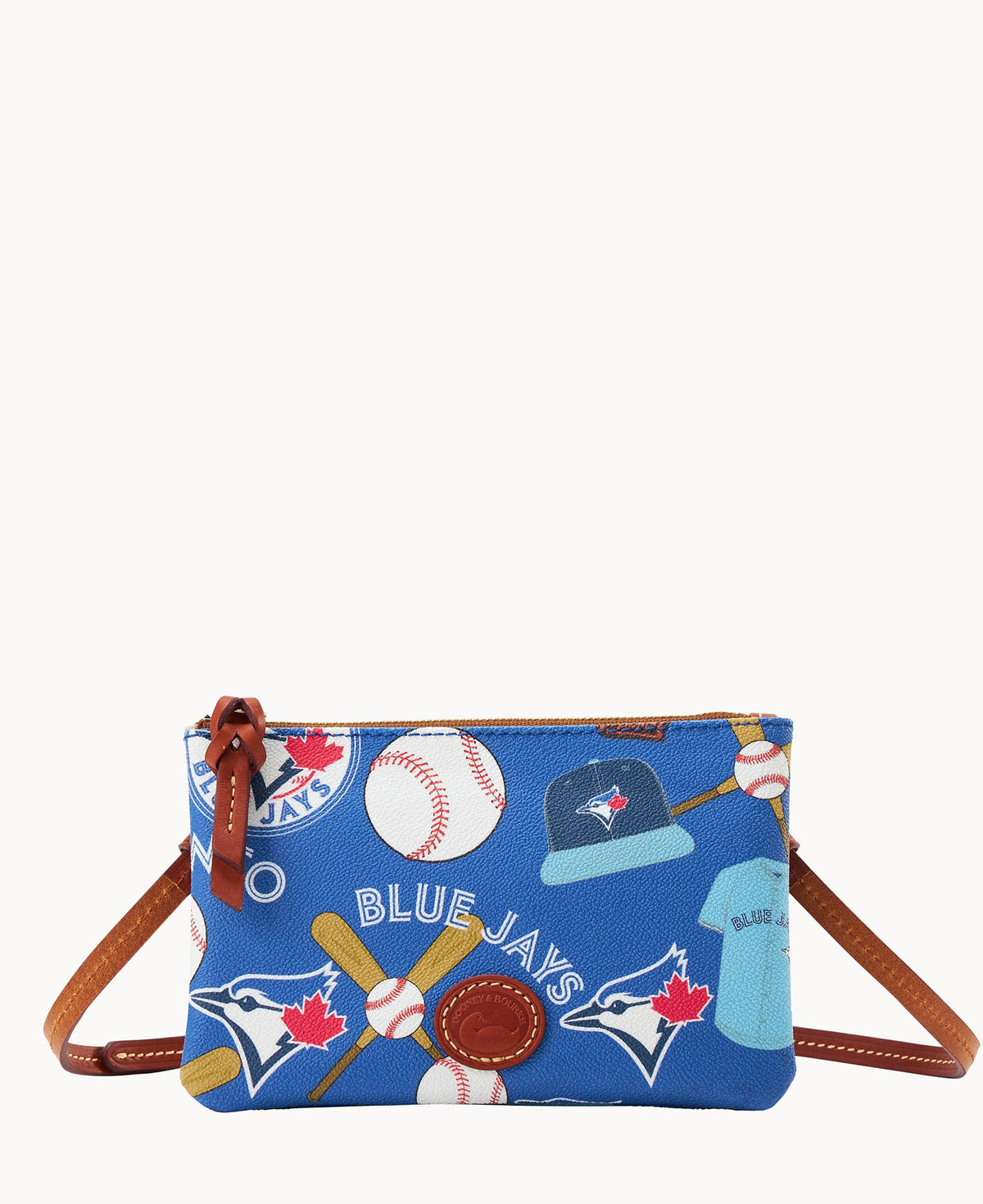 Dooney & Bourke MLB Blue Jays Top Zip Crossbody