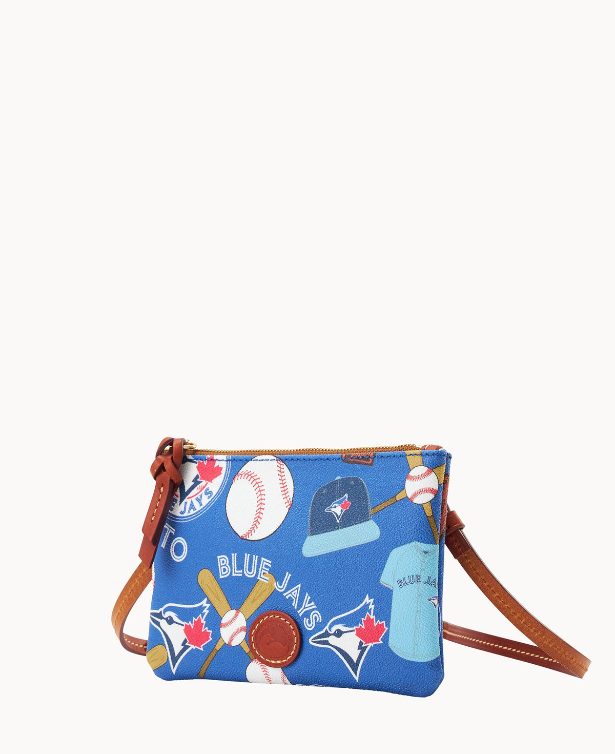Dooney & Bourke MLB Blue Jays Top Zip Crossbody