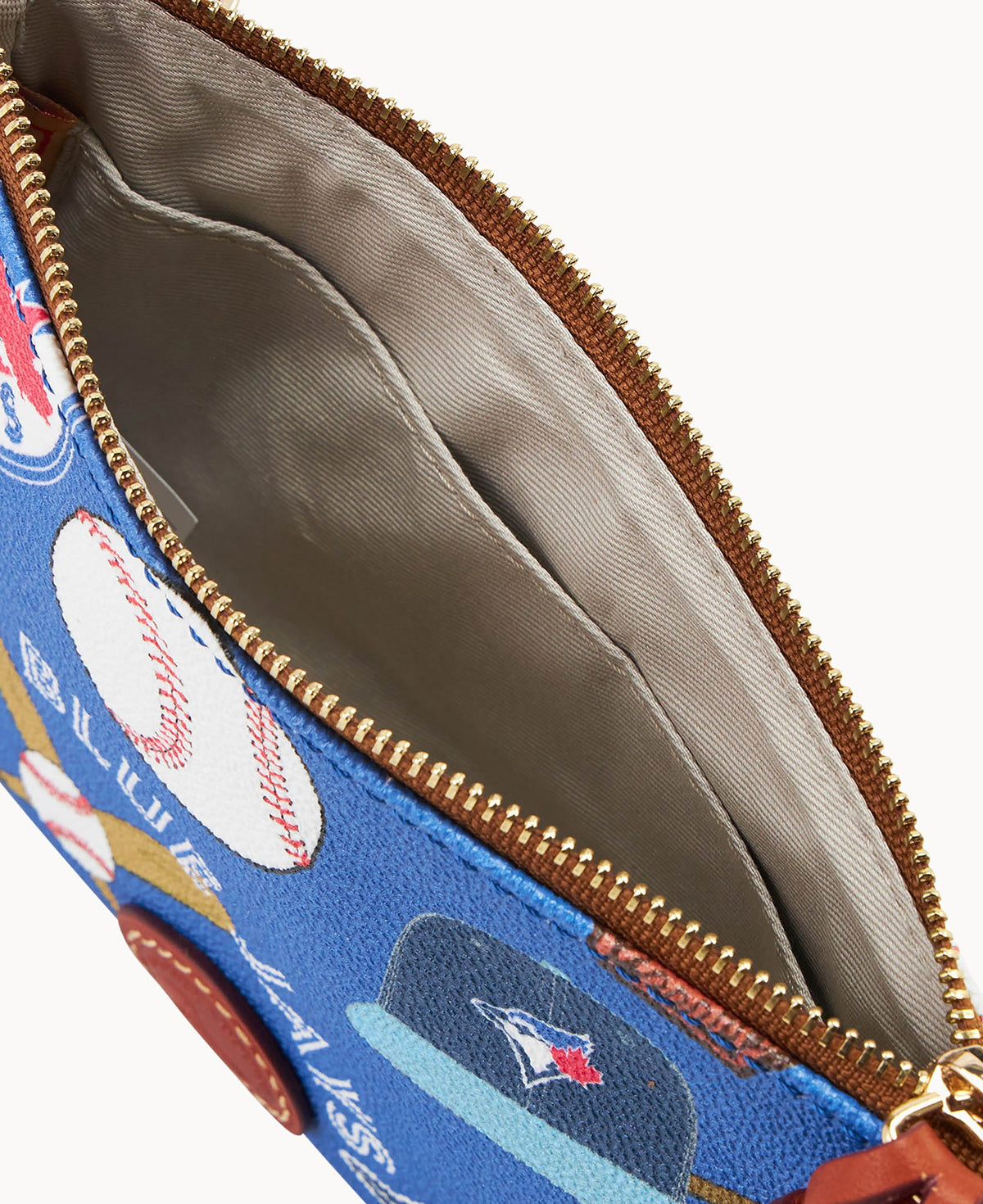 Dooney & Bourke MLB Blue Jays Top Zip Crossbody