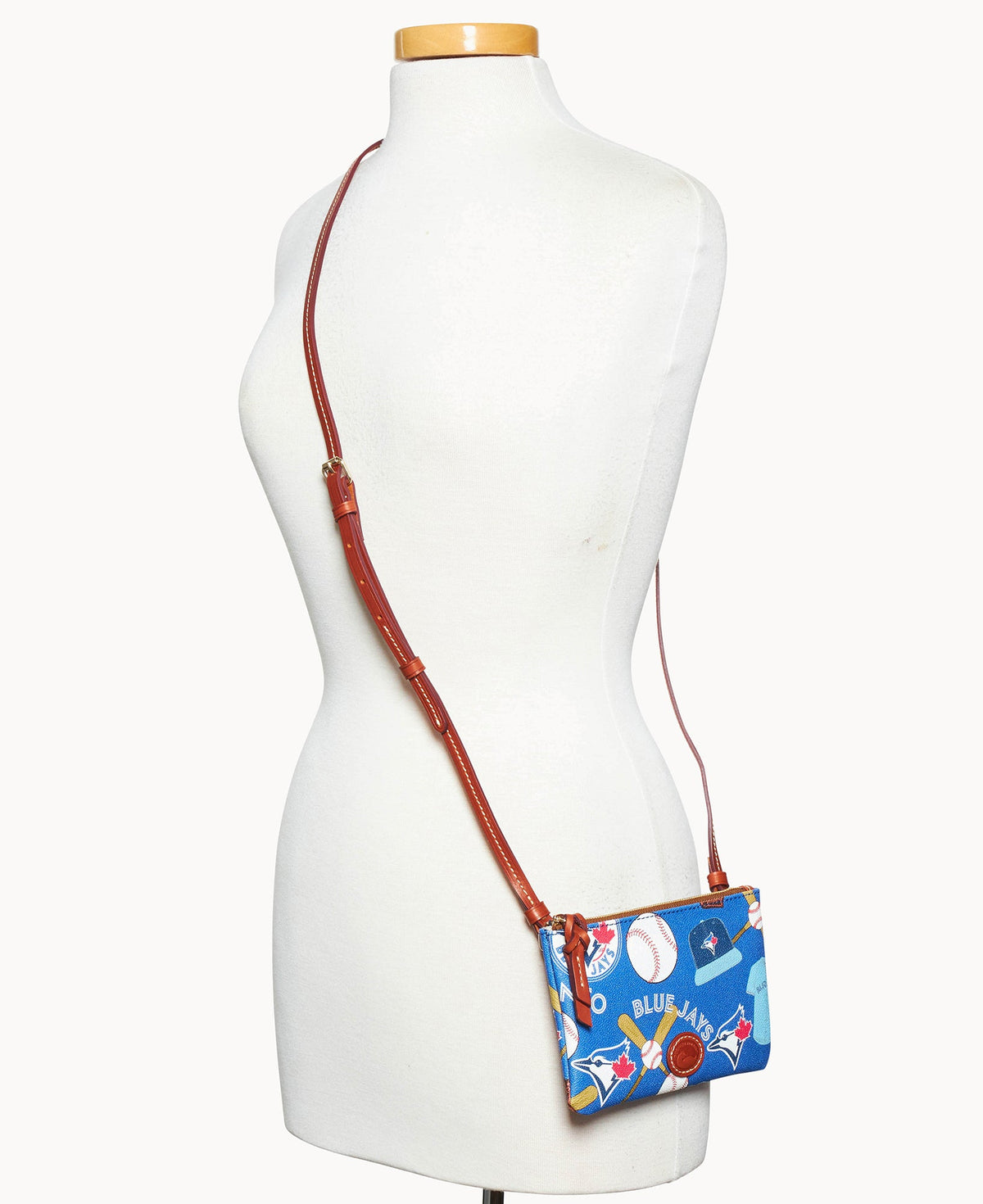Dooney & Bourke MLB Blue Jays Top Zip Crossbody