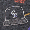 Dooney & Bourke MLB Rockies Top Zip Crossbody