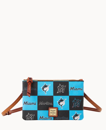 Dooney & Bourke MLB Marlins Top Zip Crossbody
