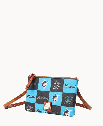 Dooney & Bourke MLB Marlins Top Zip Crossbody