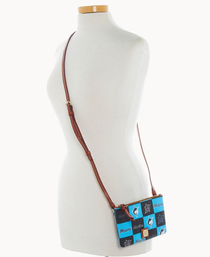 Dooney & Bourke MLB Marlins Top Zip Crossbody
