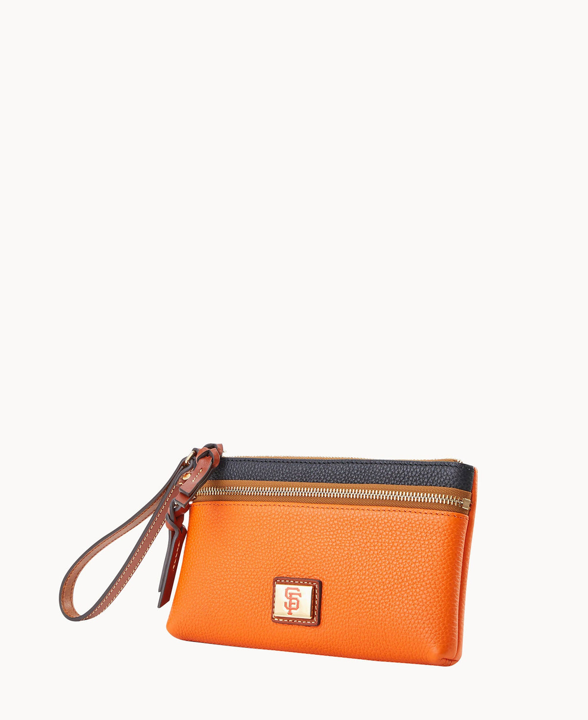Dooney & Bourke MLB Giants Double Zip Wristlet