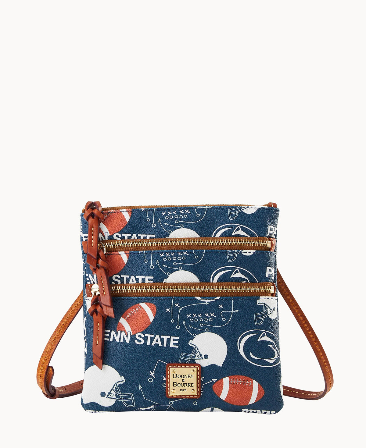 Dooney & Bourke Collegiate Penn State University Triple Zip Crossbody