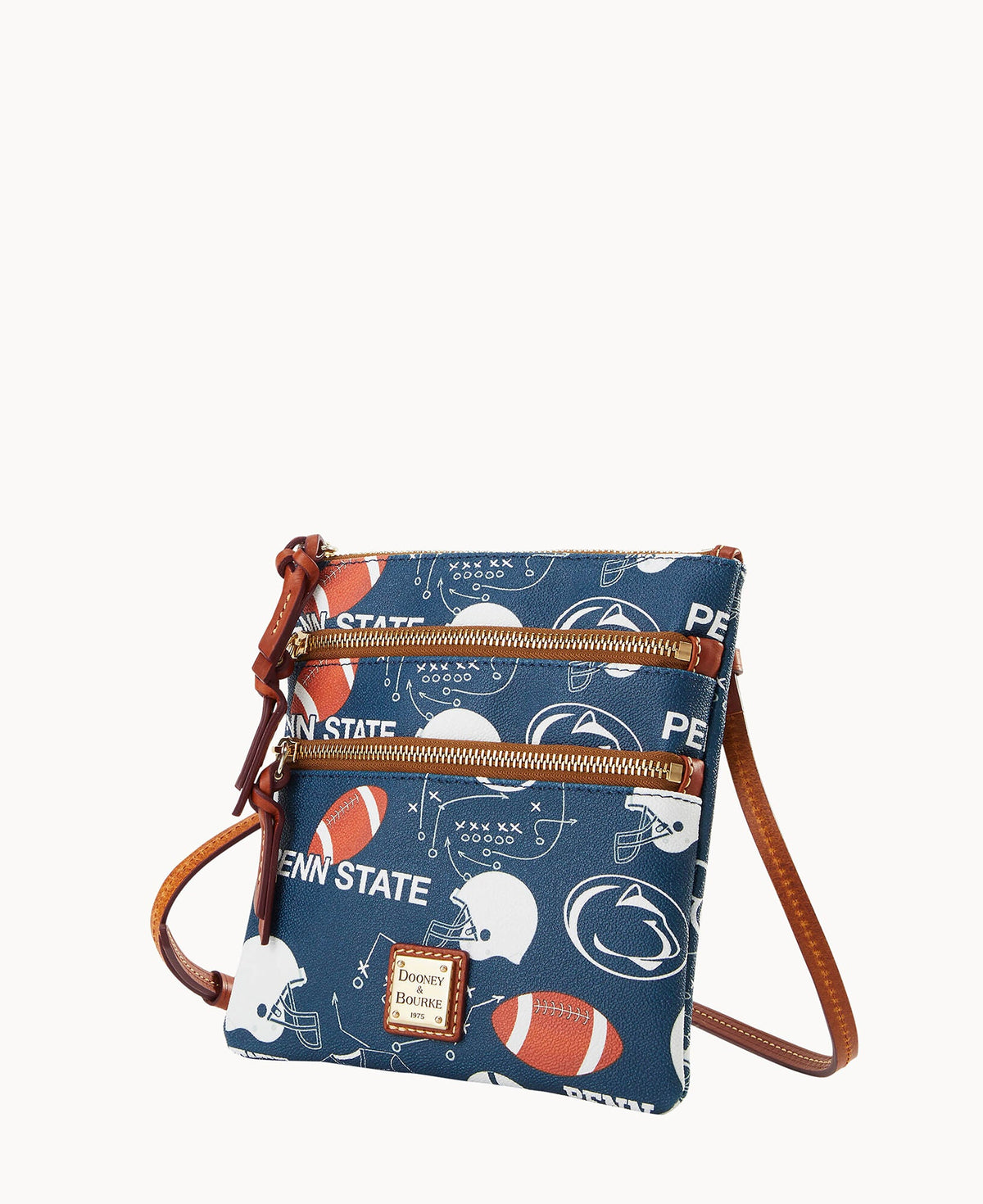 Dooney & Bourke Collegiate Penn State University Triple Zip Crossbody