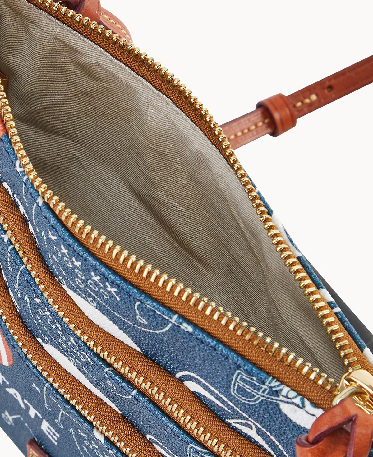 Dooney & Bourke Collegiate Penn State University Triple Zip Crossbody