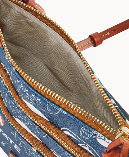 Dooney & Bourke Collegiate Penn State University Triple Zip Crossbody