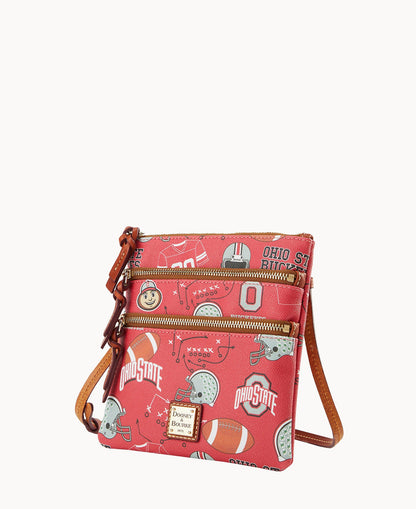 Dooney & Bourke Collegiate Ohio State University Triple Zip Crossbody