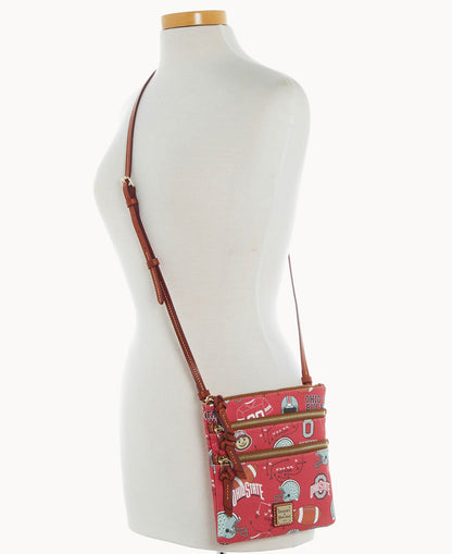 Dooney & Bourke Collegiate Ohio State University Triple Zip Crossbody