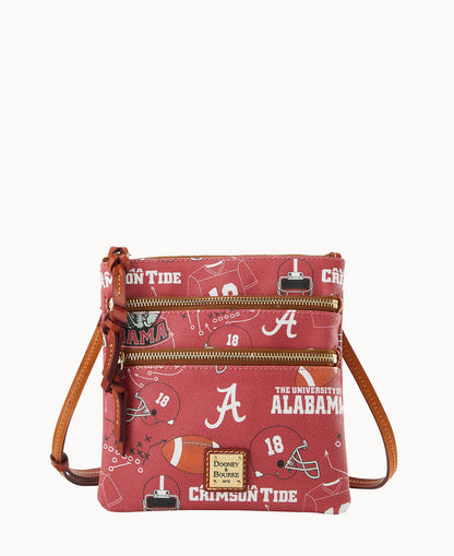Dooney & Bourke Collegiate University of Alabama Triple Zip Crossbody