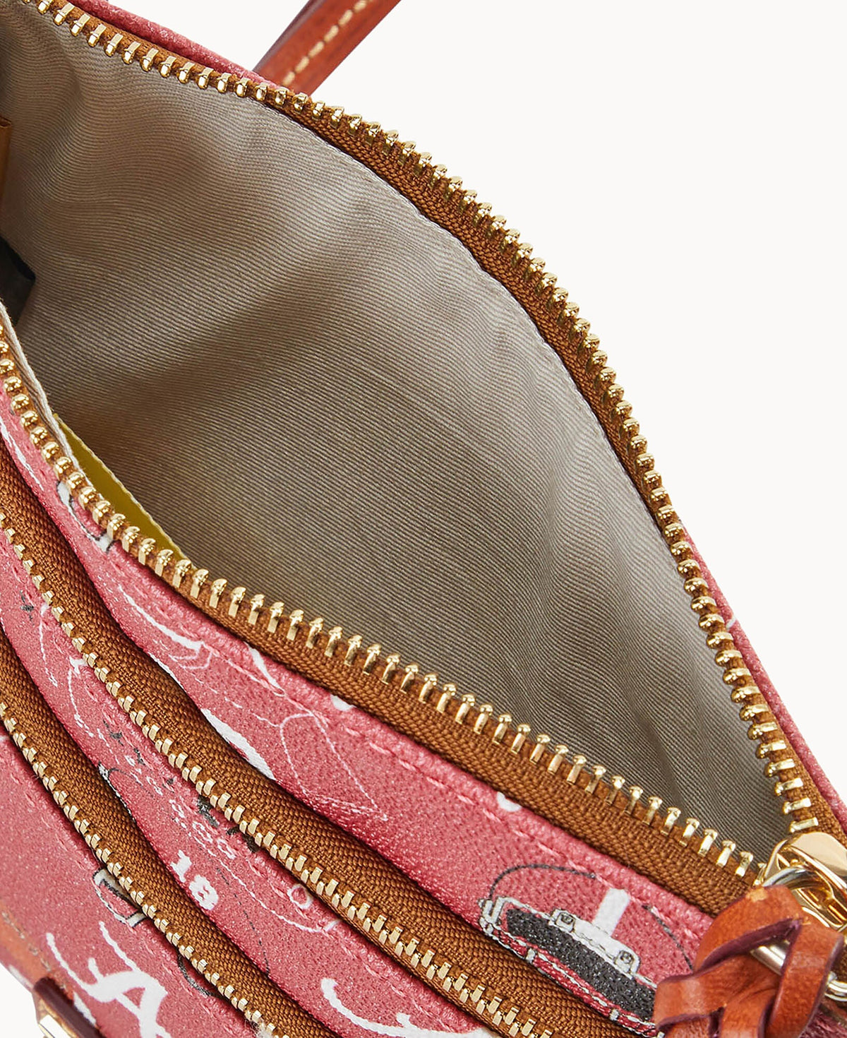 Dooney & Bourke Collegiate University of Alabama Triple Zip Crossbody