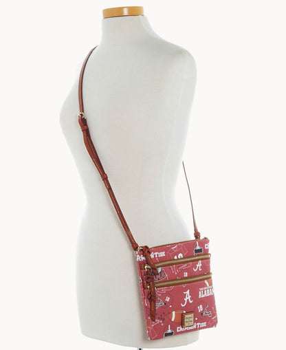 Dooney & Bourke Collegiate University of Alabama Triple Zip Crossbody