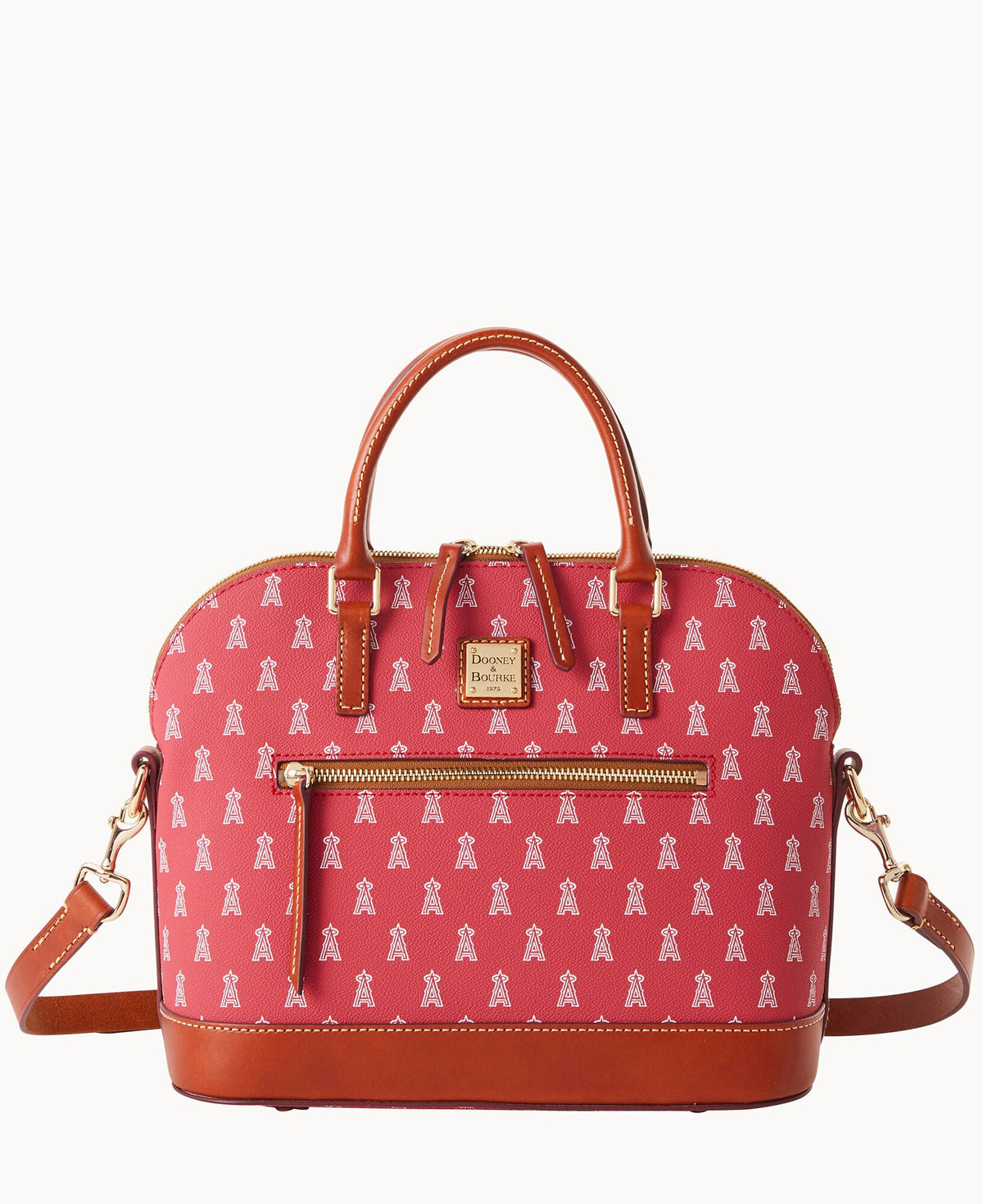 Dooney & Bourke MLB Angels Domed Zip Satchel
