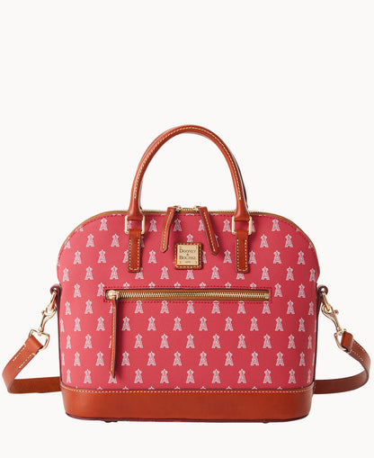 Dooney & Bourke MLB Angels Domed Zip Satchel