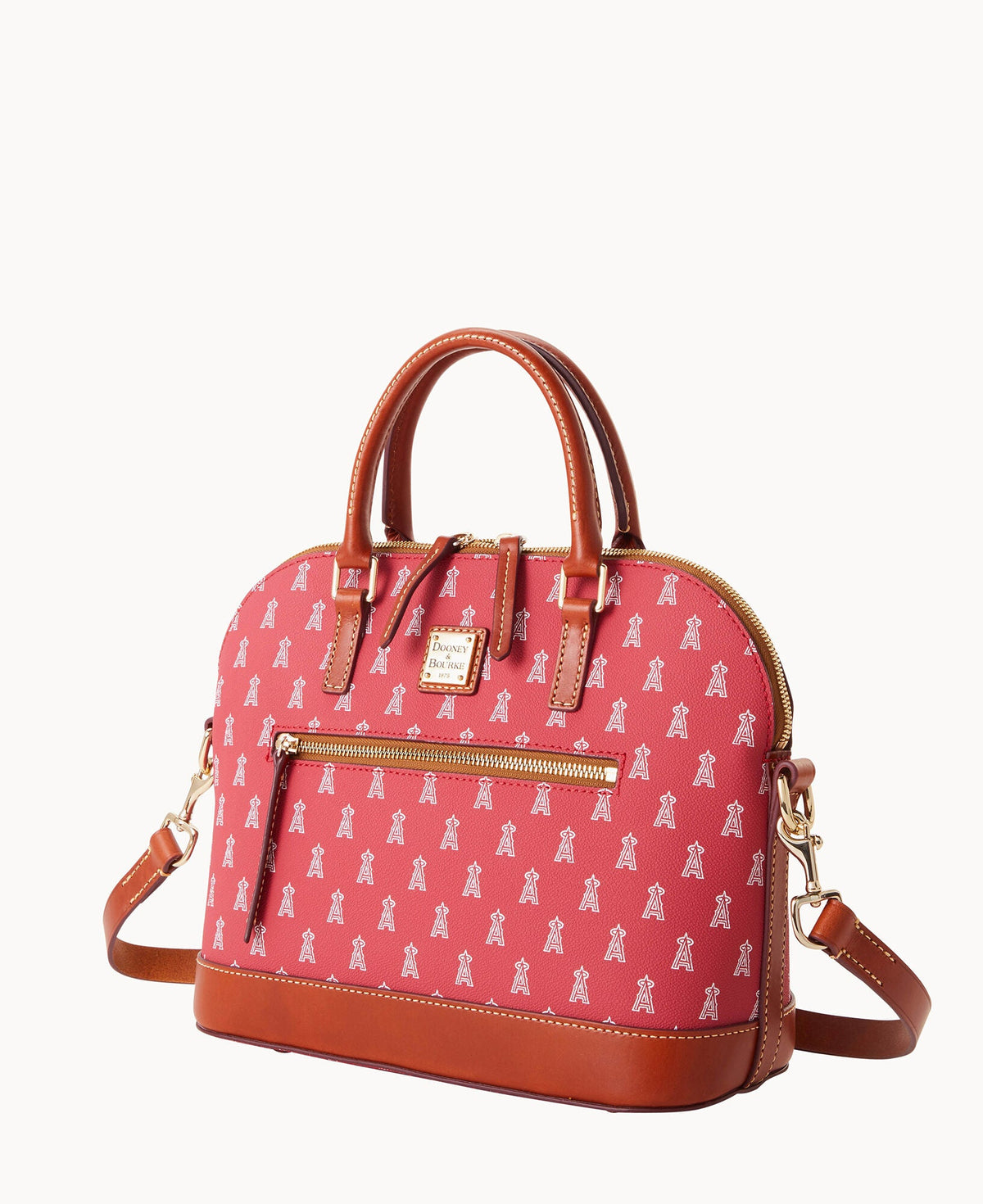 Dooney & Bourke MLB Angels Domed Zip Satchel
