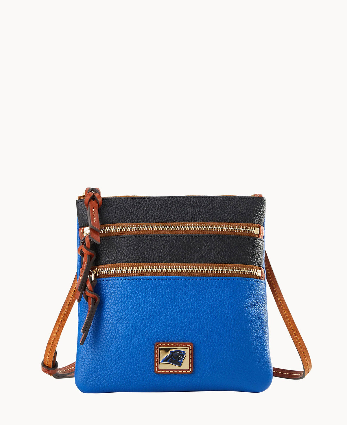 Dooney & Bourke NFL Panthers Triple Zip Crossbody