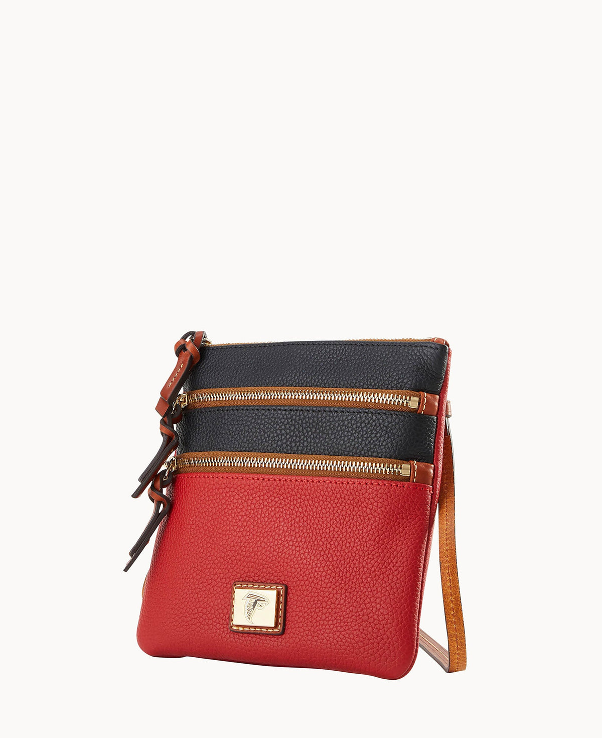Dooney & Bourke NFL Falcons Triple Zip Crossbody