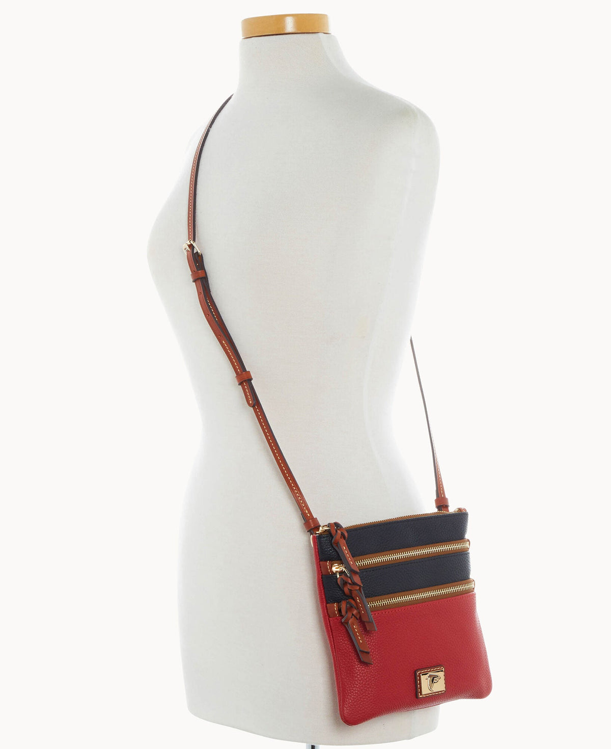 Dooney & Bourke NFL Falcons Triple Zip Crossbody
