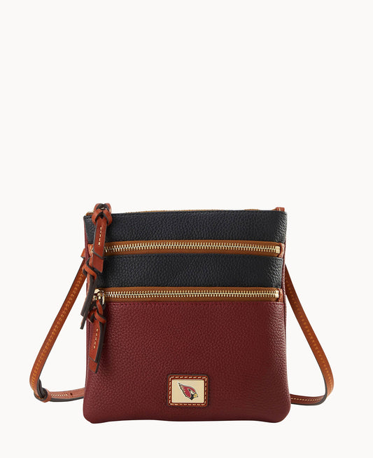 Dooney & Bourke NFL AZ Cardinals Triple Zip Crossbody