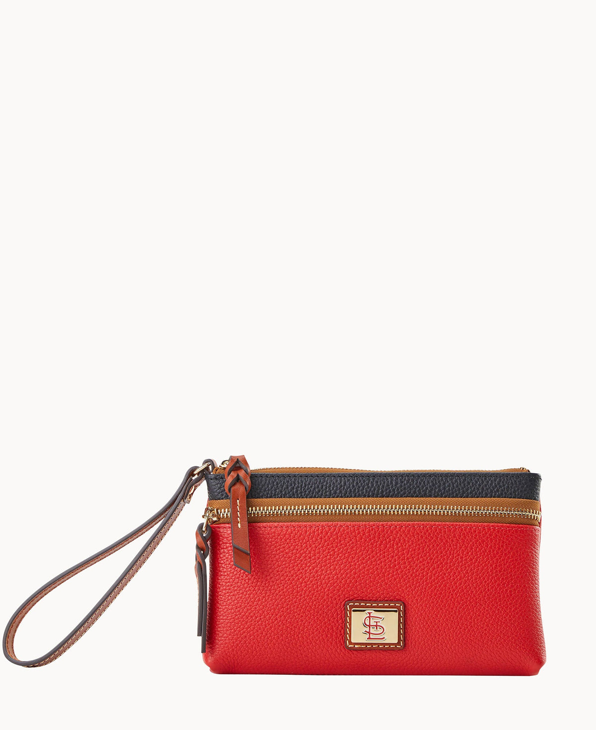 Dooney & Bourke MLB Cardinals Double Zip Wristlet