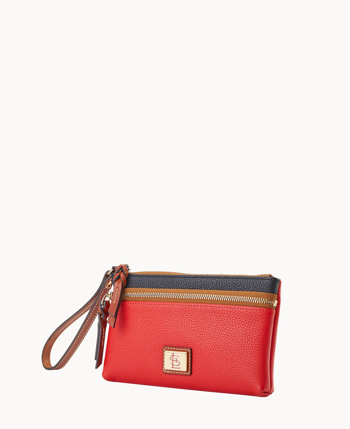 Dooney & Bourke MLB Cardinals Double Zip Wristlet