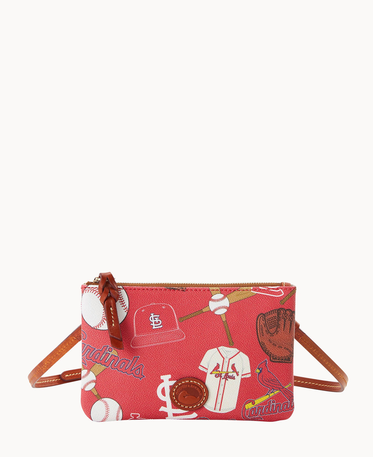 Dooney & Bourke MLB Cardinals Top Zip Crossbody