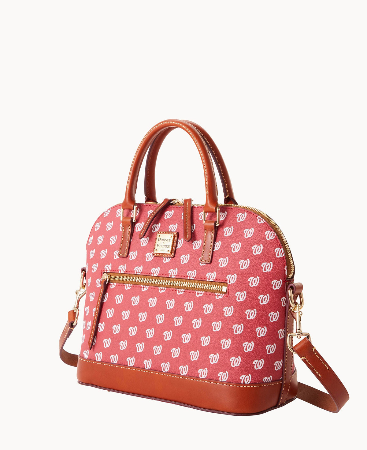 Dooney & Bourke MLB Nationals Domed Zip Satchel