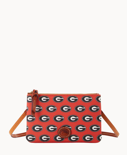 Dooney & Bourke Collegiate University of Georgia Top Zip Crossbody