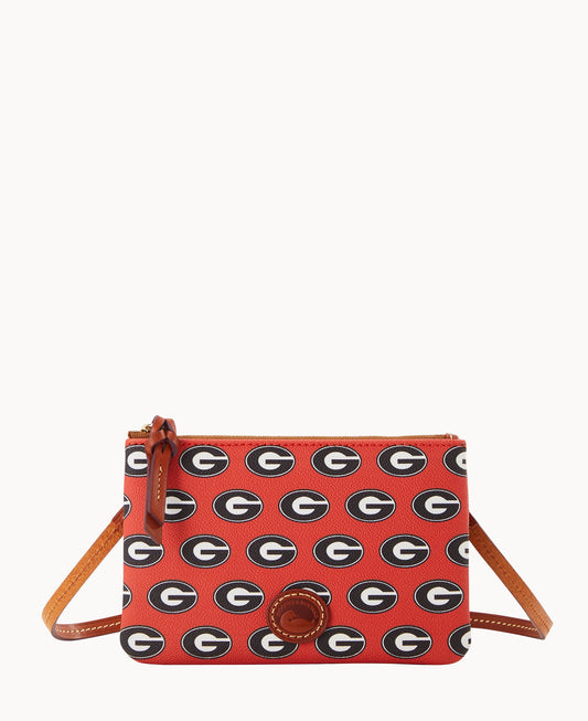 Dooney & Bourke Collegiate University of Georgia Top Zip Crossbody