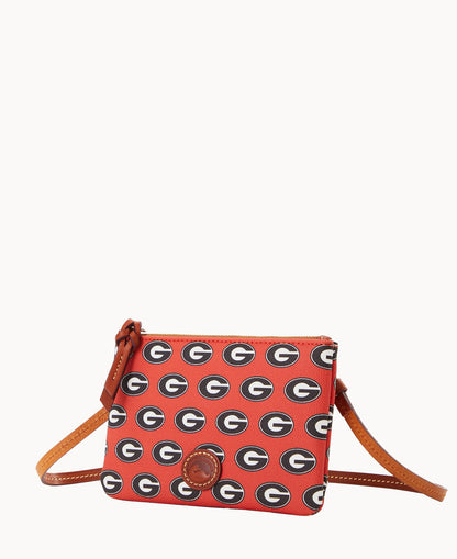 Dooney & Bourke Collegiate University of Georgia Top Zip Crossbody