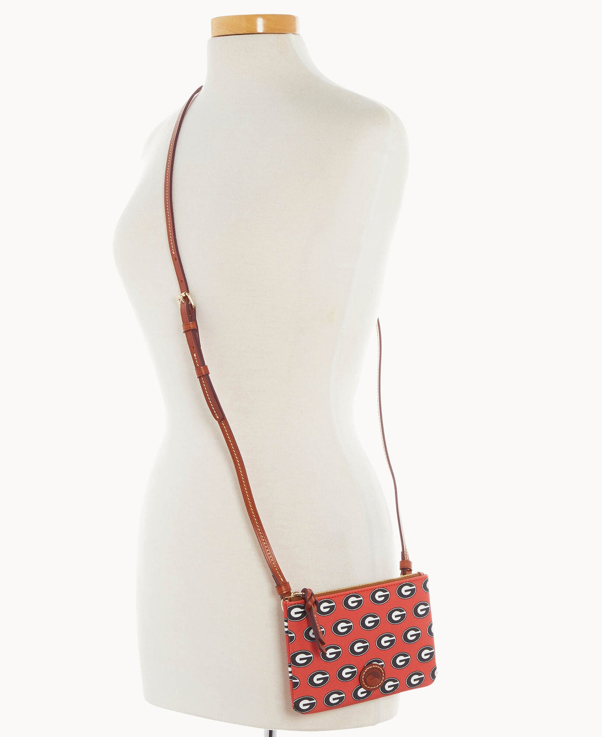 Dooney & Bourke Collegiate University of Georgia Top Zip Crossbody