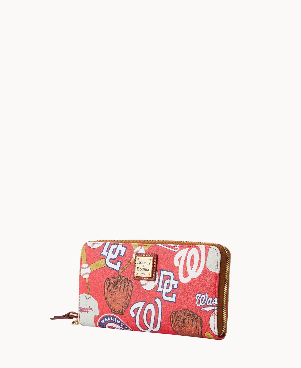 Dooney & Bourke MLB Nationals Large Zip Around Wristlet