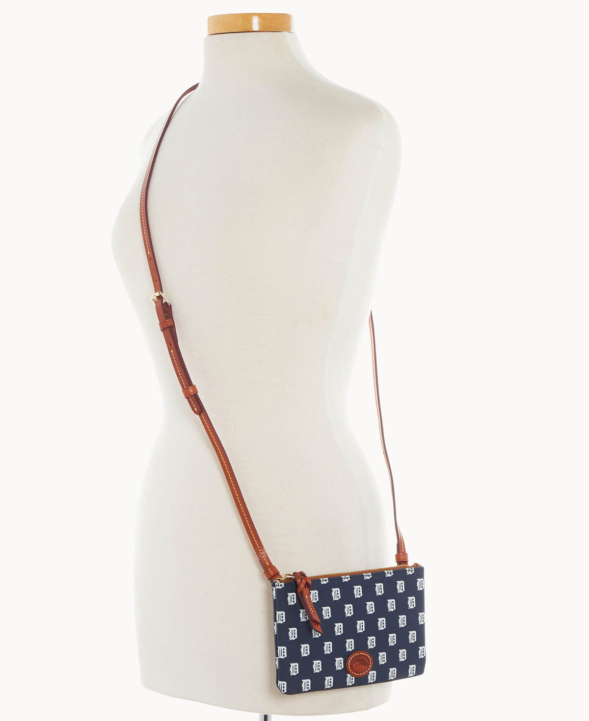 Dooney & Bourke MLB Tigers Top Zip Crossbody