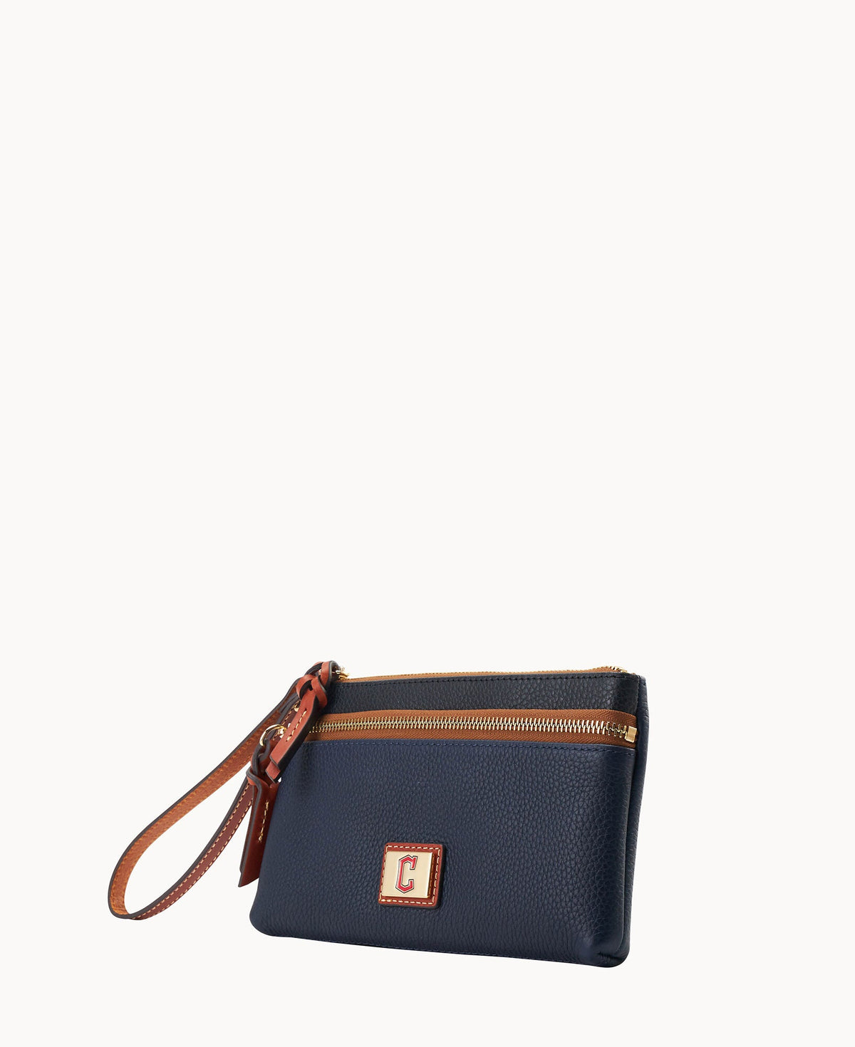 Dooney & Bourke MLB Guardians Double Zip Wristlet