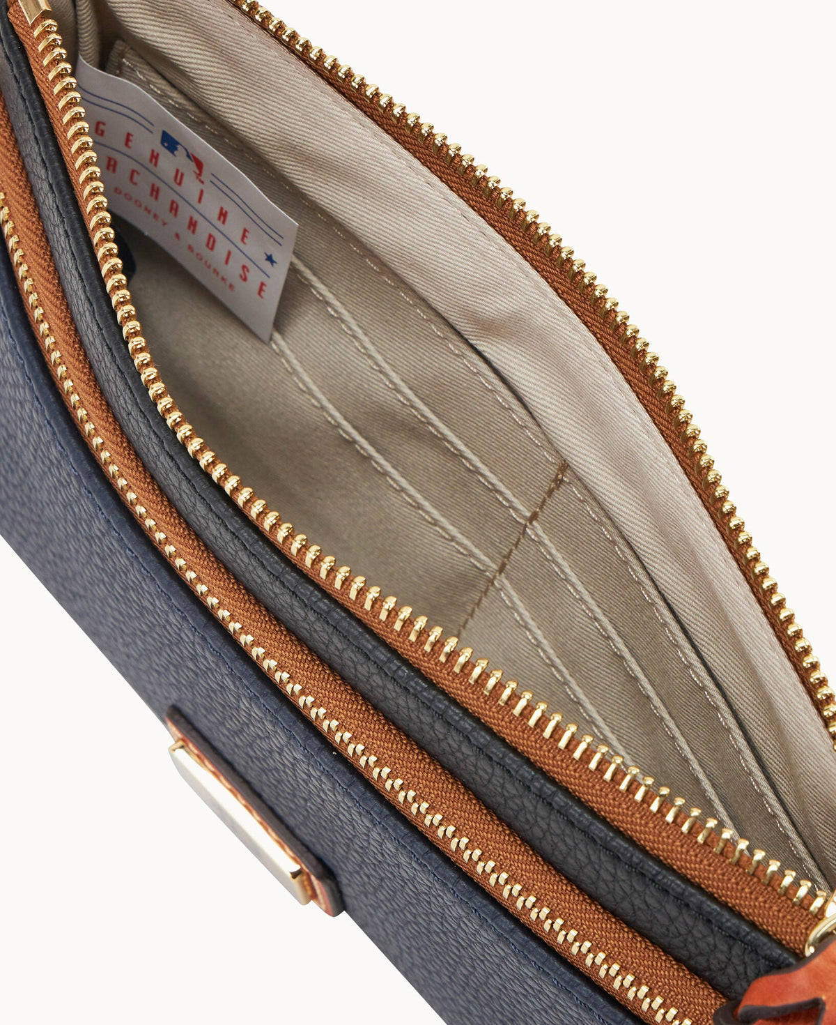Dooney & Bourke MLB Guardians Double Zip Wristlet