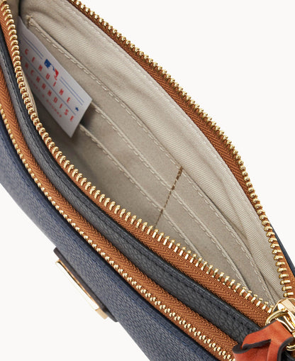 Dooney & Bourke MLB Royals Double Zip Wristlet