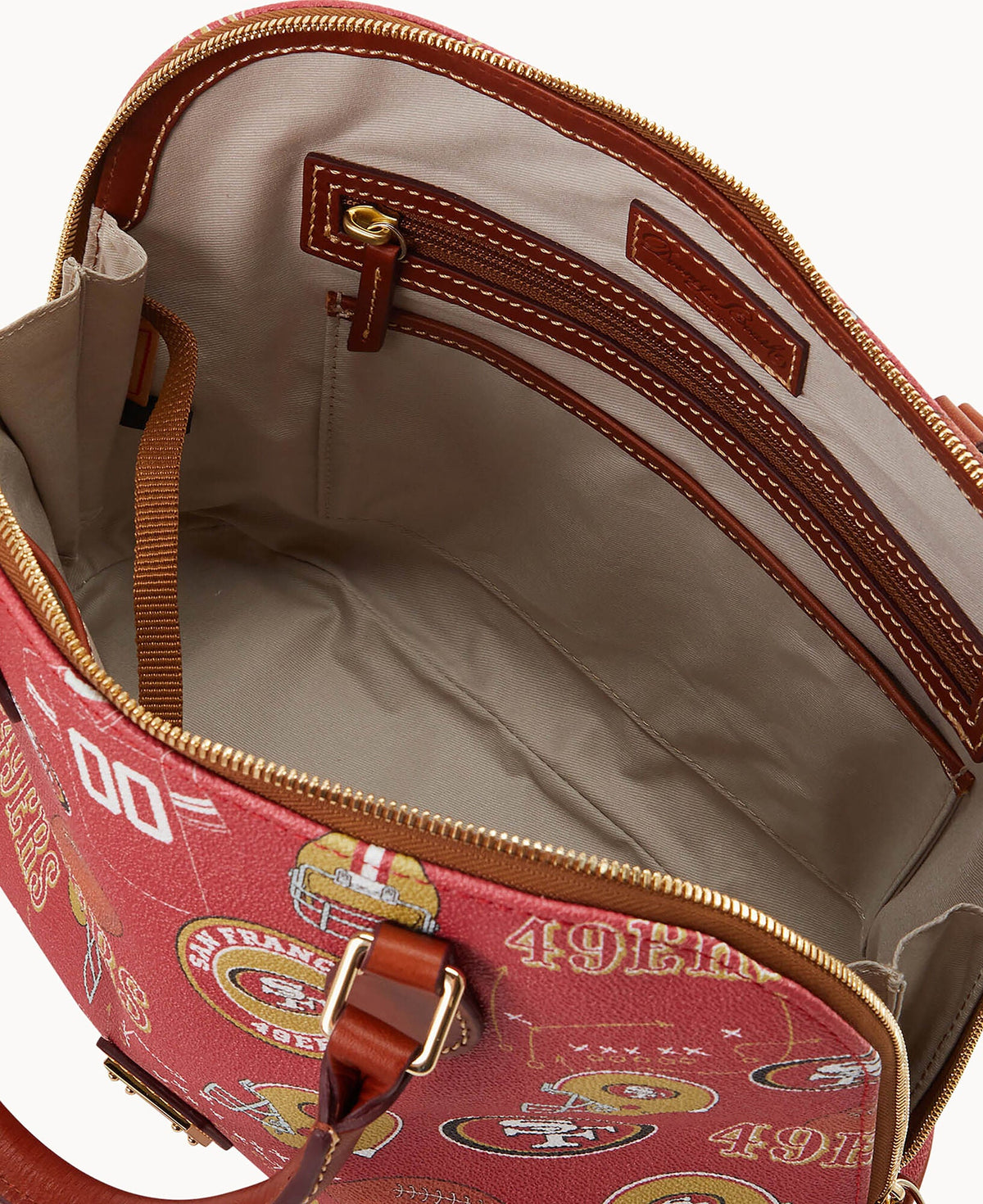 Dooney & Bourke NFL 49ers Zip Zip Satchel