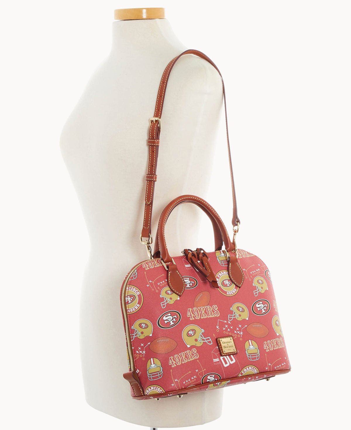 Dooney & Bourke NFL 49ers Zip Zip Satchel